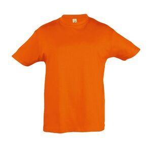 SOLS Kids Regent Short Sleeve T-Shirt / Orange